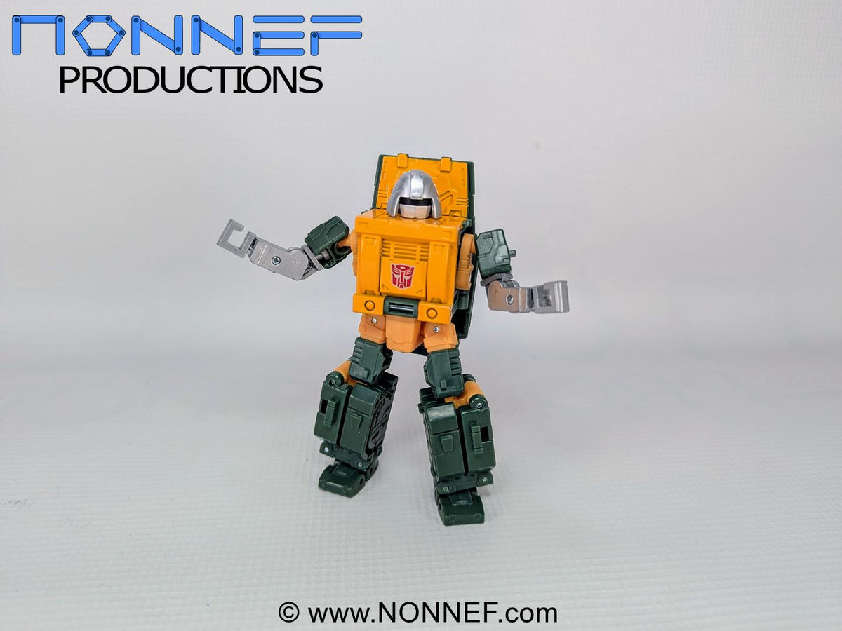 Transformers Retro Brawn and Outback clamp G1 Arm Upgrades