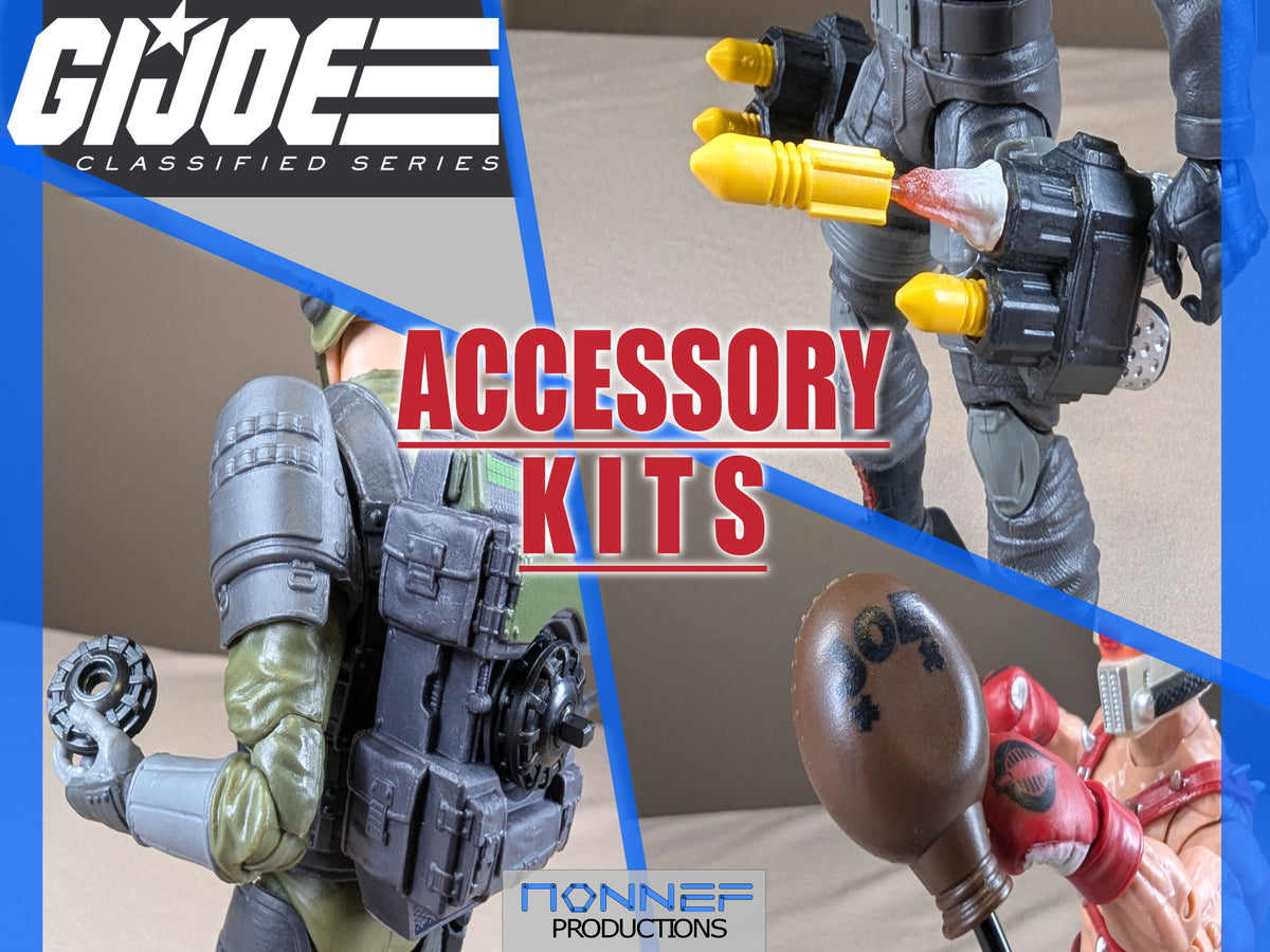 GiJoe Classified Upgrade Accessory Weapons Kit – Nonnef Productions